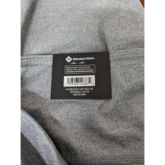 Members Mark Leggings XXL Gray Perforated Everyday Ankle Performance Casual Gym - Picture 5 of 11